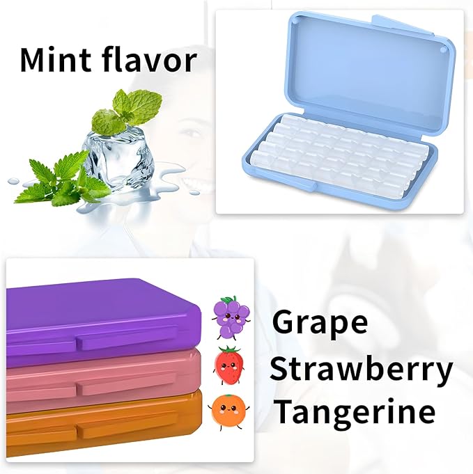 Dental Wax for Braces,Orthodontic Wax for Braces with 2 PCS Scraper Kit(4 PCS)