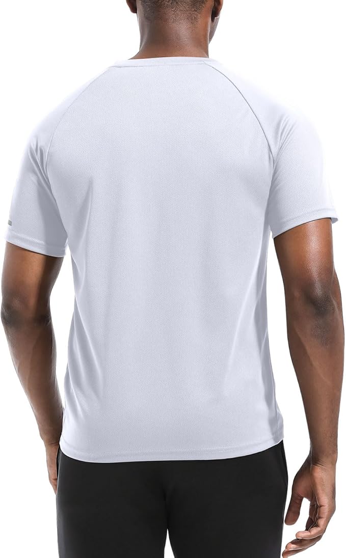 Boyzn 1, 3, 5 or 7 Pack Men's Workout Running Shirts, Dry Fit Moisture Wicking T-Shirt, Gym Athletic Short Sleeve Tee Shirts-StrideForce Fitness