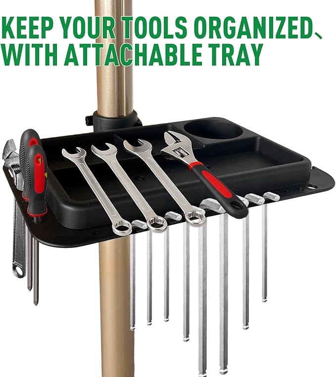 Bike Repair Stand Bicycle Stand for Mechanic Maintenance Rack Road Mountain Lightweight & 360 Adjustable Quick Release Portable Whole Aluminum Alloy for MTB Max 110lbs-StrideForce Fitness