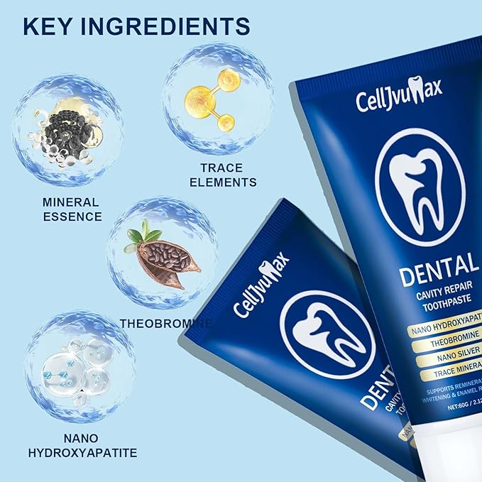Enamel Repair Toothpaste for Cavity Protection, Transparent Gel to Strengthen Teeth and Support Gum Health, Daily Dental Care for Oral Hygiene (02)
