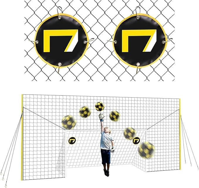 3-in-1 Soccer Training Rebounder & Goal Backstop Net - Soccer Goal for Volley, Passing, Solo Training - Outdoor Sports, Backyard Games-StrideForce Fitness