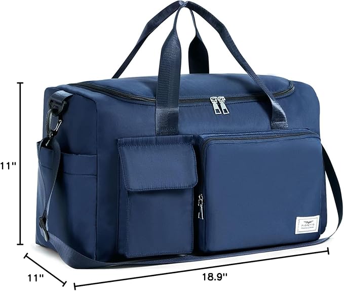 FIORETTO Women's Gym Duffle Bag with Shoes Compartment, 37L Capacity, Ideal for Travel, Gym, Sports, Duffel, Weekender-StrideForce Fitness