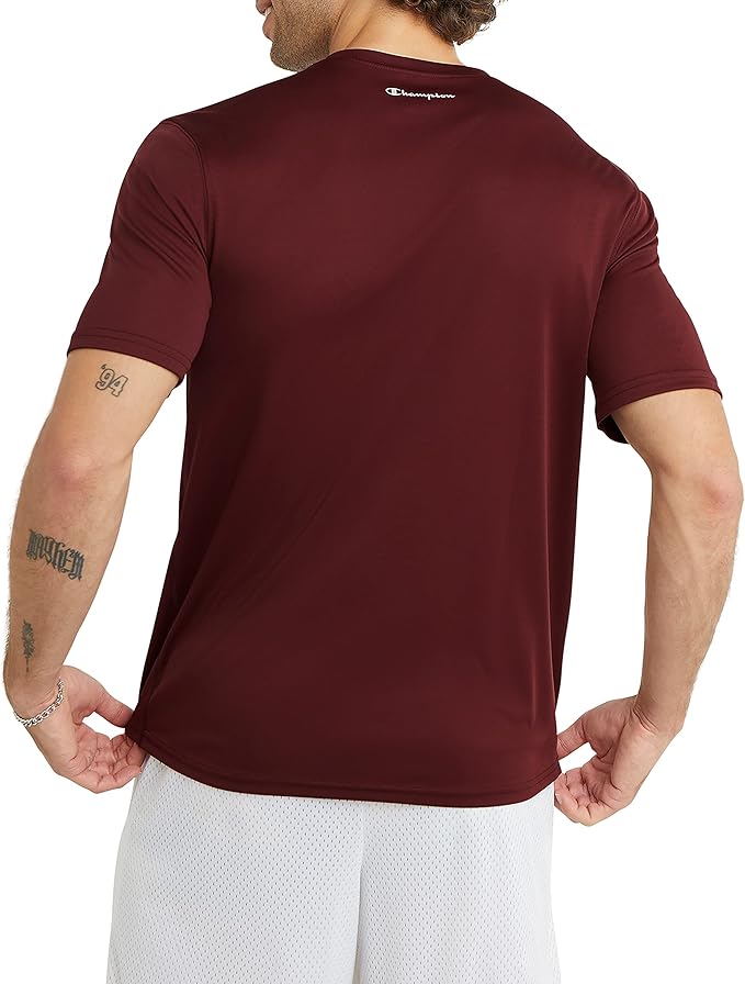 Champion Men's T-shirt, Sport Tee, Moisture Wicking, Anti Odor, Athletic T-shirt for Men (Reg. Or Big & Tall)-StrideForce Fitness