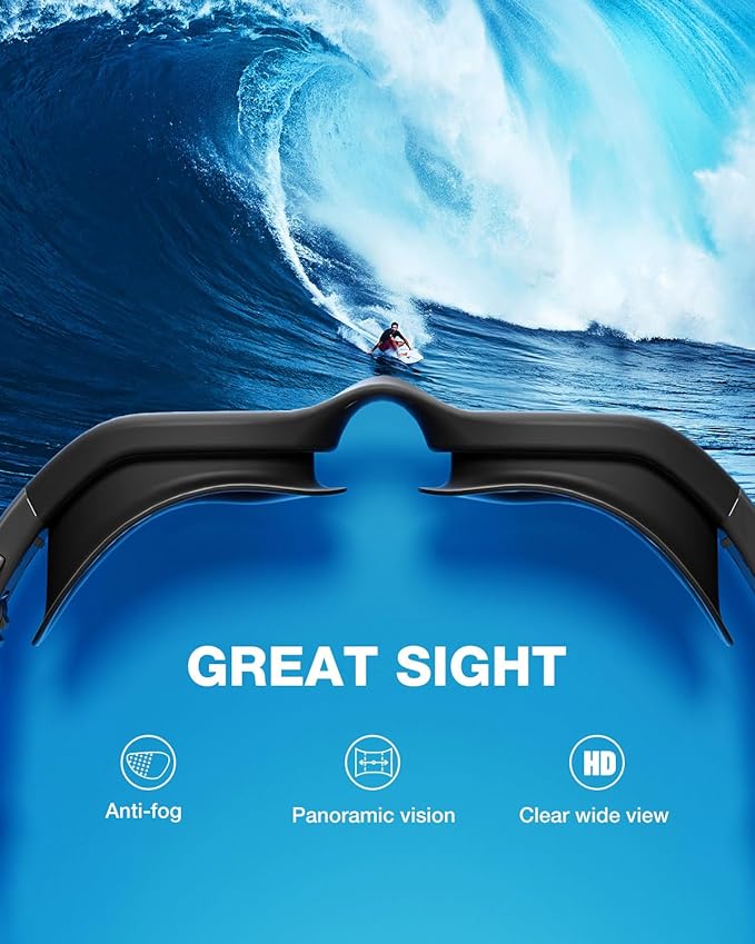 ZIONOR Swim Goggles, G1 SE Swimming Goggles Anti-fog for Adult Men Women-StrideForce Fitness