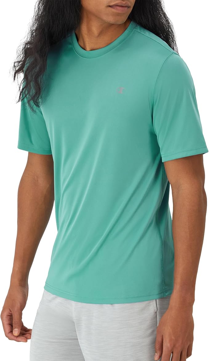 Champion Men's T-shirt, Sport Tee, Moisture Wicking, Anti Odor, Athletic T-shirt for Men (Reg. Or Big & Tall)-StrideForce Fitness