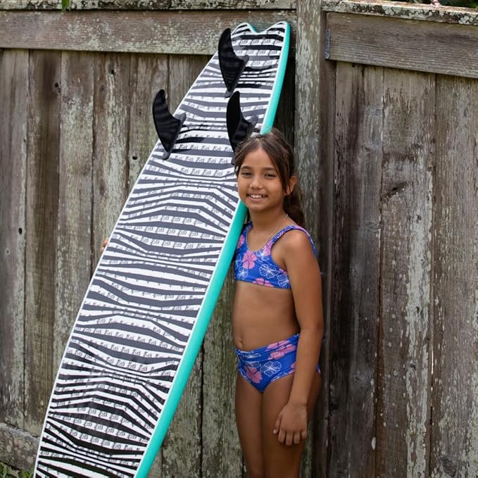 Rock-It 6' Albert Performance Fish Soft Top Surfboard Surf Board, Foam Surfboard, Kids Surfboard, Adult Surfboard, Tabla De Surf, Beginner Surfboard-StrideForce Fitness