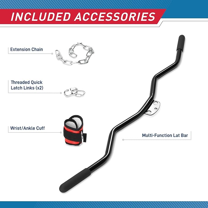 Marcy 150lb. Stack Home Gym with Pulley, Arm, and Leg Developer Multifunctional Workout Station for Weightlifting and Bodybuilding-StrideForce Fitness