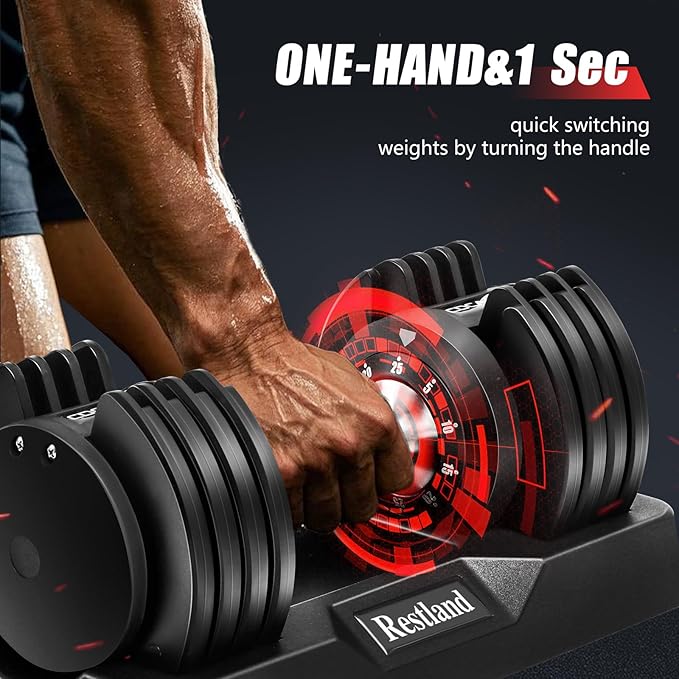 Adjustable Dumbbell Set of 2 Anti-Slip Handle 5 Different Free Weights Per Dumbbell for Men Women Home Workout Gym-StrideForce Fitness