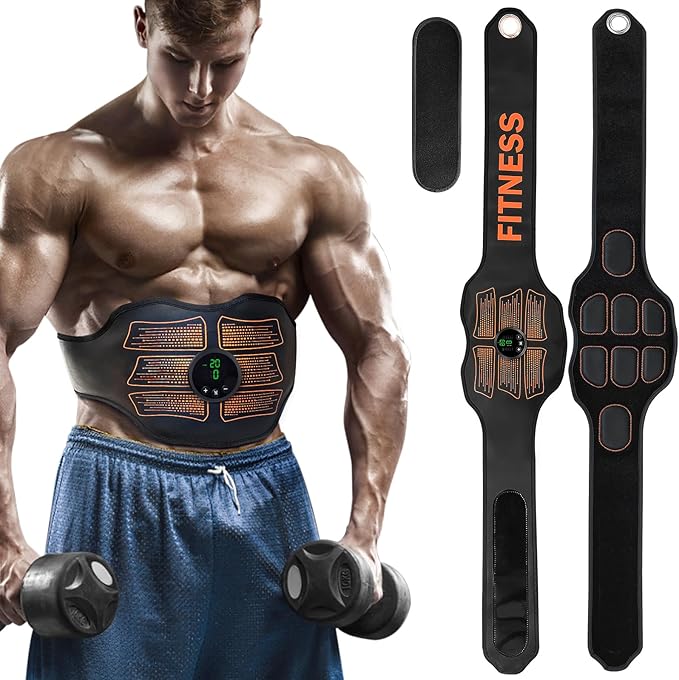 FDA Cleared, MHD TENS Ab Stimulator, TENS & PMS Muscle Stimulator and Muscle Improvement - Your Ab Machine for Effortless Fitness-StrideForce Fitness