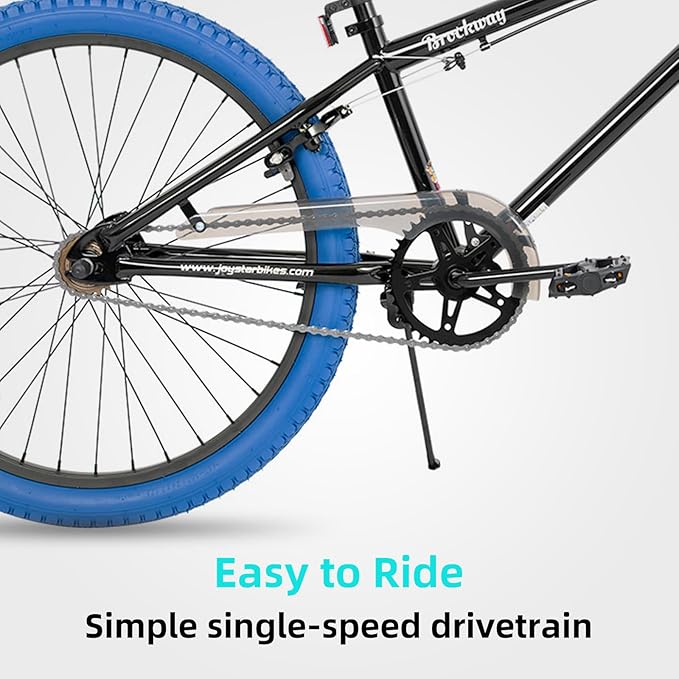 JOYSTAR Brockway Freestyle Kids BMX Bikes 20" 24" Kids Bicycles for 6-14 Years Old Boys Girls and Beginner-Level Riders 2 Pegs Multiple Colors-StrideForce Fitness