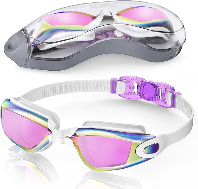 Aegend Swim Goggles, Swimming Goggles No Leaking Full Protection Adult Men Women Youth-StrideForce Fitness