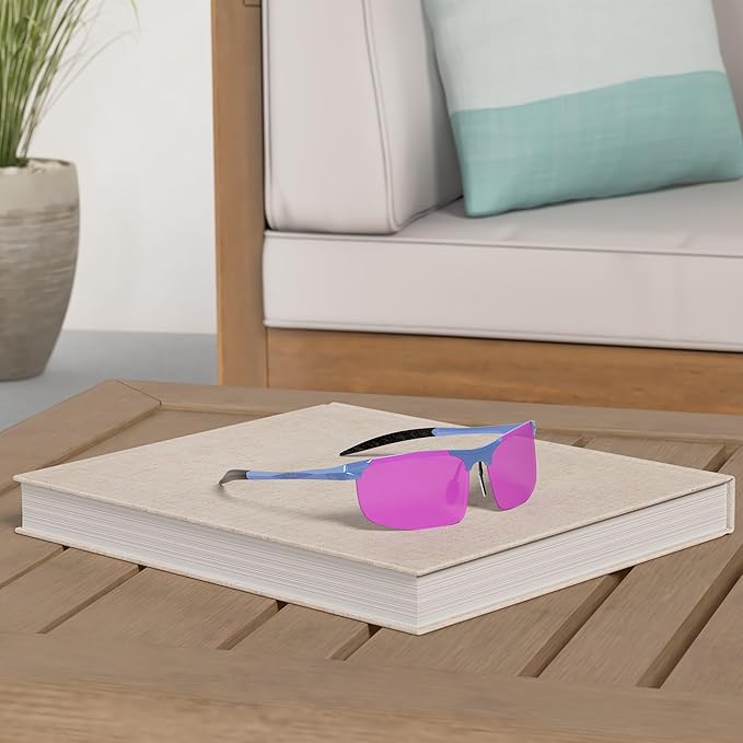 ATTCL Men's Sports Polarized Sunglasses Men for Driving running Fishing Golf - UV Protection Sun glasses Metal Frame-StrideForce Fitness