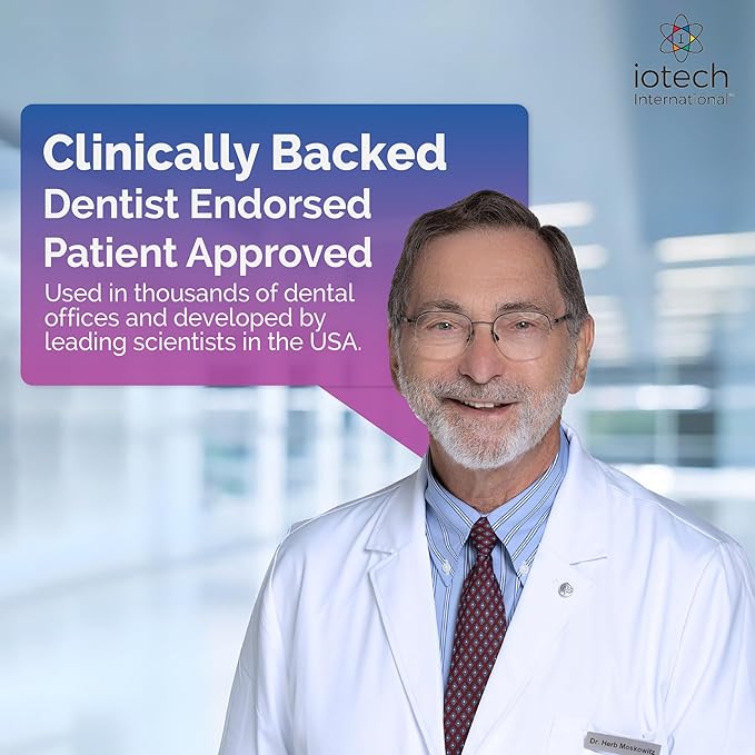 ioRinse Concentrated Irrigant with Active Molecular Iodine, Alcohol-Free Dental Irrigant, use with Water Flossers, and All Other Oral Irrigation Devices - Soft Mint