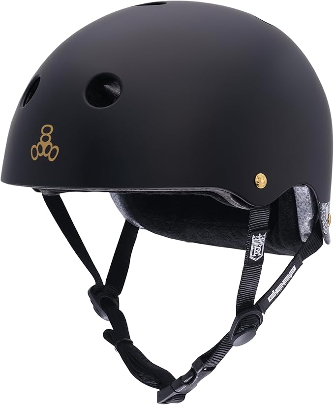 Triple Eight Deep Cover Helmet - Ideal for Skateboarding, Bicycling, BMX, and Roller Skating-StrideForce Fitness