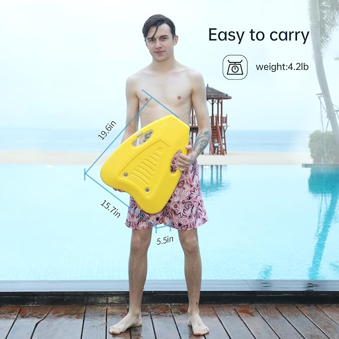 Electric Swimming Kickboard for Kid,Swim Kickboard with Water Gun Function,Swim Board for Children/Swimming Beginner-StrideForce Fitness