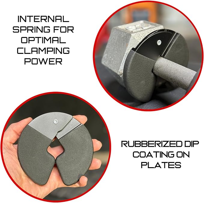 Micro Gainz Dumbbell Fractional 1.25lb Weight Plate, Ideal for Micro Loading, (Choose Color) 4 Piece Fractional Weight Plates, Designed for Dumbbell Training, Made In USA-StrideForce Fitness