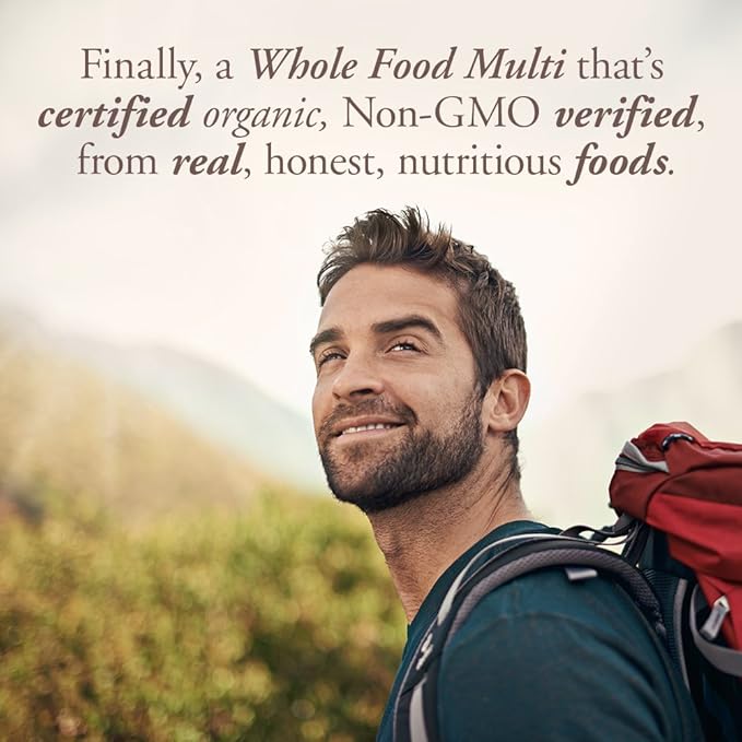 Garden of Life Organics Whole Food Multivitamin for Men, 120 Tablets, Vegan Mens Vitamins and Minerals for Health and Well-Being, Certified Organic Vegan Multi-StrideForce Fitness