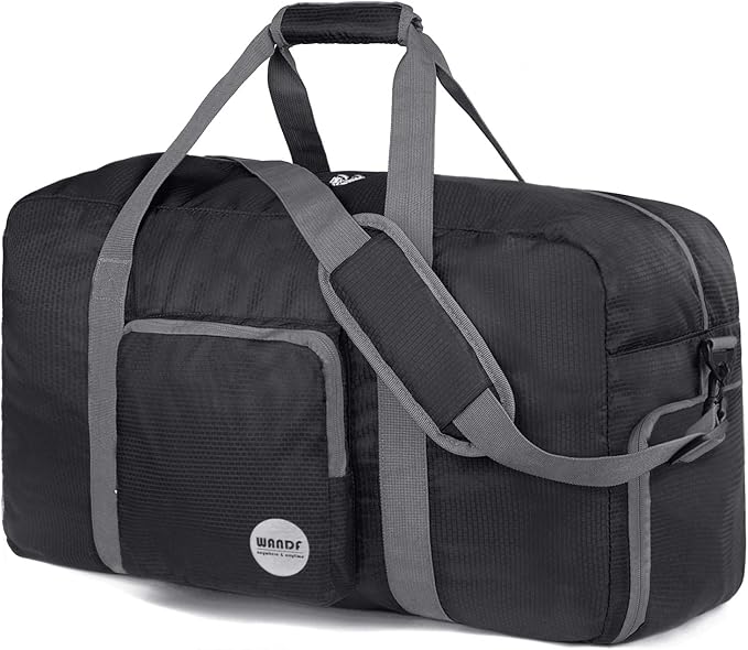 WANDF Foldable Travel Duffel Bag 60-120L Duffle Carry on for Women and Men-StrideForce Fitness