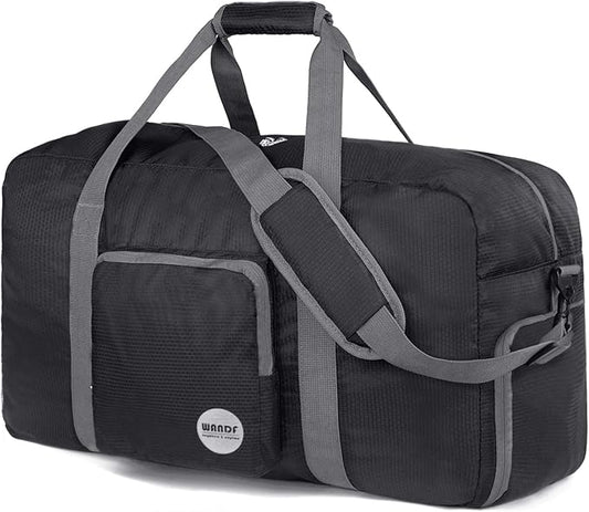 WANDF Foldable Travel Duffel Bag 60-120L Duffle Carry on for Women and Men-StrideForce Fitness