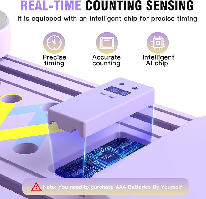 Pilates Reformer Board, 6 in 1 Portable & Foldable Pilates Reformer Set with Resistance Bands, Pilates Board for Home Workout, Multifunctional Abdominal Board-StrideForce Fitness