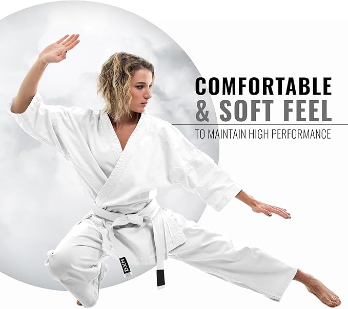 DXM SPORTS BJJ Jiu Jitsu Belt - Taekwondo Karate Belt - Martial Arts Uniform Ranking Judo Belt Double Stitched for Kids Adult-StrideForce Fitness