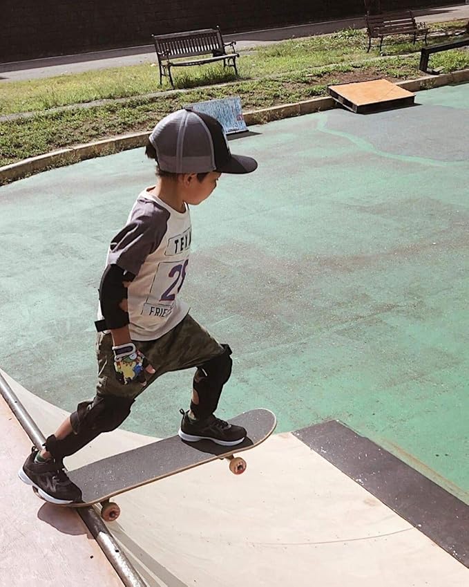 Soft-Style Kids Knee and Elbow Pads with Bike Gloves, Flexible Impact-Resistant Gear for Ages 2-11, Designed for Balance Bikes, Roller-Skating, and Skateboarding-StrideForce Fitness