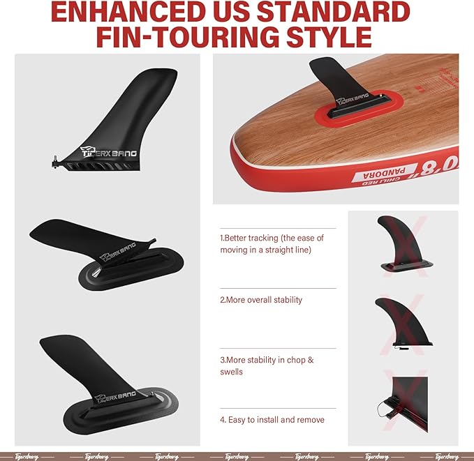 Paddle Board, 10.8' Stand Up Paddle Board with Premium Complete Inflatable SUP Accessories, Extra Wide Paddleboards for Adults & Kids-Pandora Collection-StrideForce Fitness