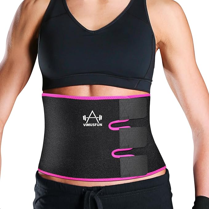 Waist Trimmer Belt Men Sweat Band Stomach Wrap, Waist Trainer for Women Workout-StrideForce Fitness
