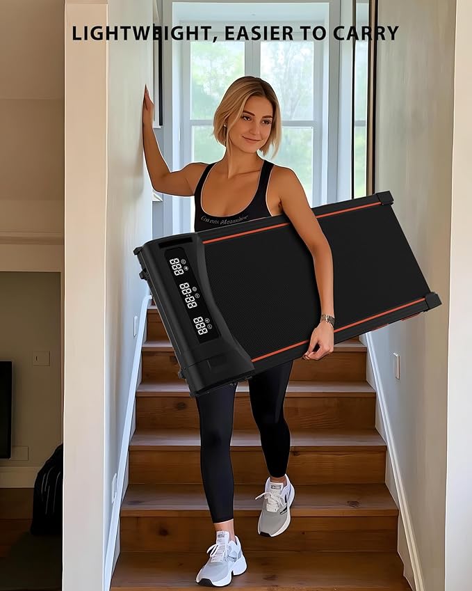 340lb Capacity Walking Pad Treadmill with 12% Incline, Big LED Display Under Desk Treadmill Support Full Manual/3-Preset Countdown/App Mode, Portable Treadmills for Small Spaces-StrideForce Fitness