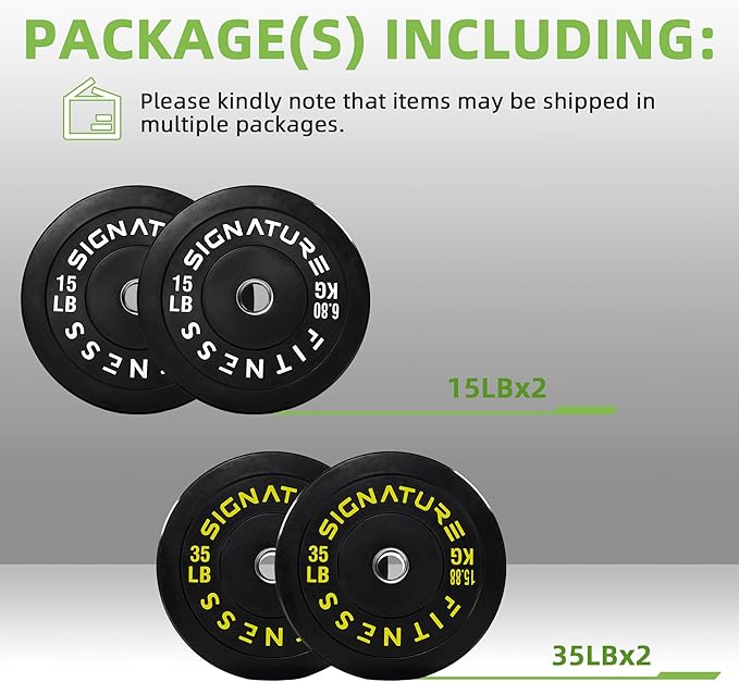 Olympic Bumper Plates Set, 2" Weight Plates for Strength Training & Weightlifting, Paris or Set or Set with Barbell, Multiple Options-StrideForce Fitness