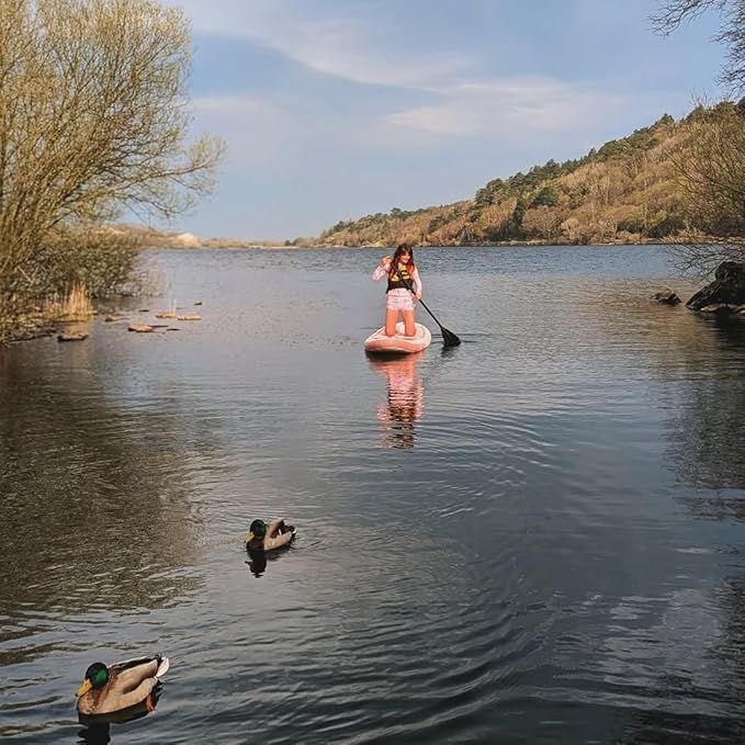 11'6"/11'/10' Inflatable Paddle Board with Complete Accessories, Versatile Premium Paddle Boards for Adults/Youth, Stand Up Paddle Board Polar/Wave/Sunny Wave Collection-StrideForce Fitness