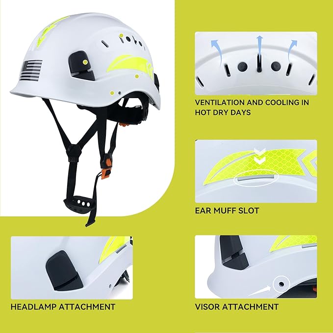Hard Hat Safety Helmet Construction Industrial Head Protection ANSI Z89.1 CE EN397-StrideForce Fitness