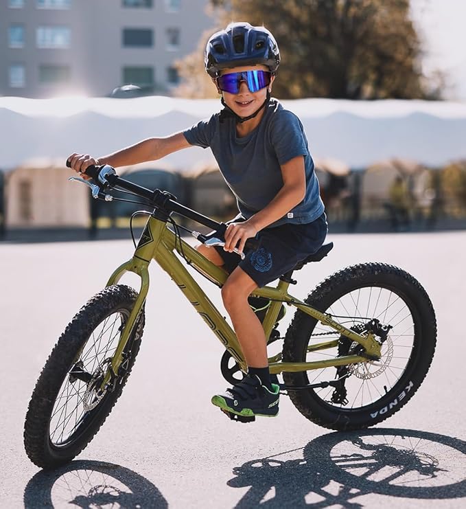 Youth Baseball Sunglasses Kids Sports Sunglasses for Boys Girls Softball Cycling Glasses UV400 Protection-StrideForce Fitness