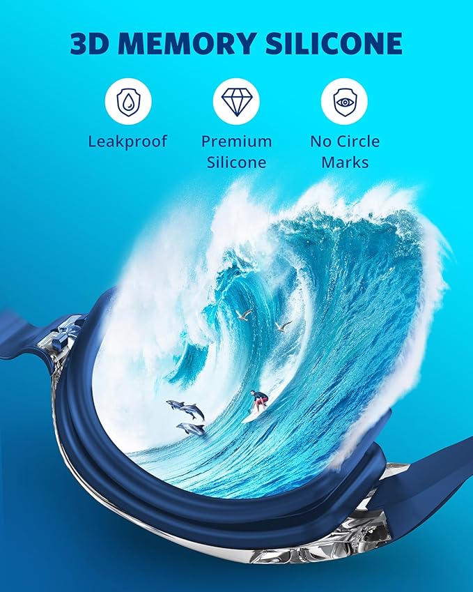 Aegend Swim Goggles, Swimming Goggles No Leaking Full Protection Adult Men Women Youth-StrideForce Fitness