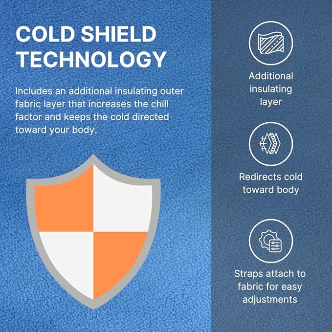 FlexiKold Reusable Gel Large Ice Pack with Straps – Cold Compress Gel Cold Pack for Injuries – Flexible Medical Ice Wrap for Back, Shoulders, Legs, Knees, Sciatica, Muscle Pain – Standard-StrideForce Fitness