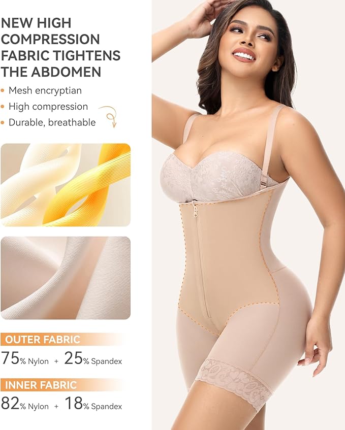 M MYODRESS fajas colombianas moldeadoras shapewear tummy control body shaper stage 2 compression garment-StrideForce Fitness