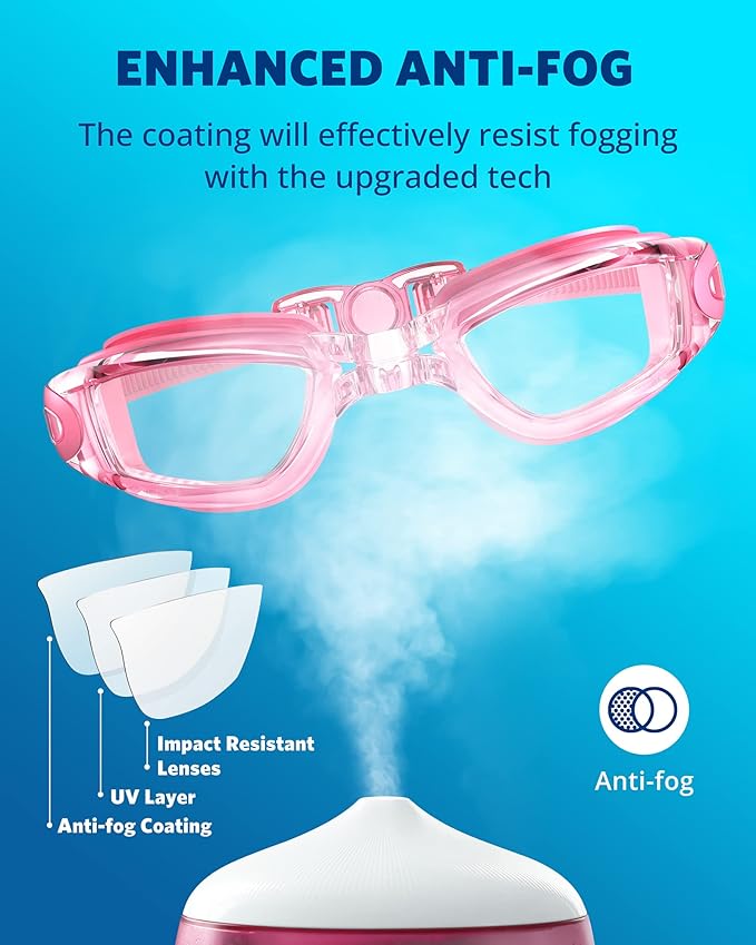 Aegend Swim Goggles, Swimming Goggles No Leaking Full Protection Adult Men Women Youth-StrideForce Fitness