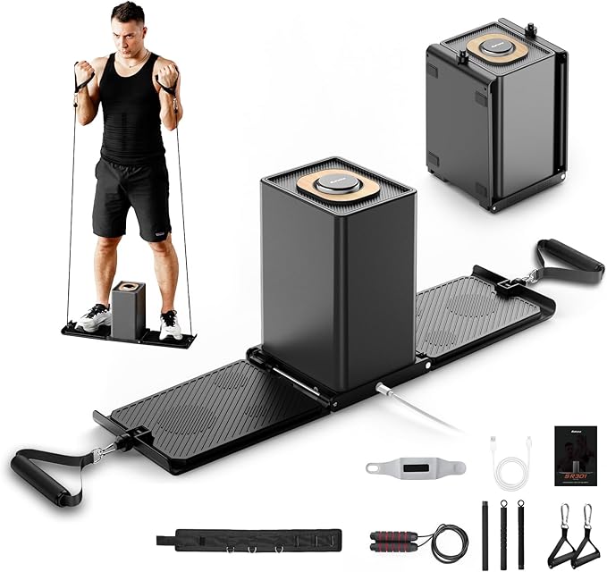 SR3 Smart Home Gym，Portable & Foldable Strength Training Cube Machine for Full Body Workouts，All-in-One Resistance Training Fitness Equipment for Home Use-StrideForce Fitness