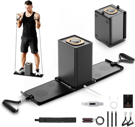 SR3 Smart Home Gym，Portable & Foldable Strength Training Cube Machine for Full Body Workouts，All-in-One Resistance Training Fitness Equipment for Home Use-StrideForce Fitness
