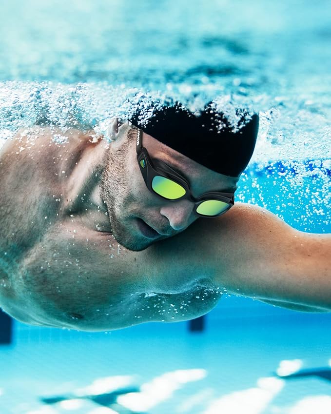 OMID Swim Goggles, P3 Anti-Fog Swimming Goggles for Men Women Anti-UV Goggles-StrideForce Fitness