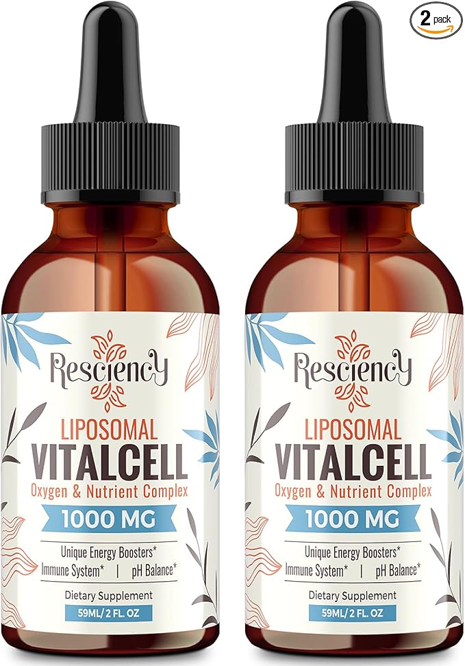 13-in-1 Liquid Oxygen & Nutrient Supplement for Energy, Altitude Support, Performance, Antioxidant, Immune, Fatigue & Detox, Liposomal for High Absorption, pH Balance, Organic, Gluten Free, 4 Fl Oz-StrideForce Fitness
