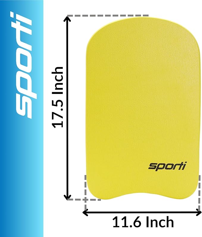 Sporti Adult Kickboard for Swim Training - Swimming Kickboard for Men Women, Water Board for Adult, Swimming Training Aid-StrideForce Fitness