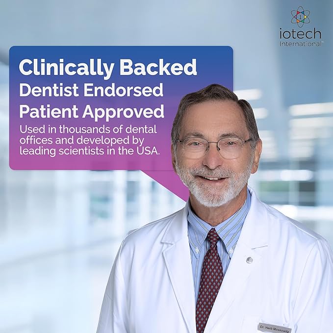 ioRinse Concentrated Irrigant with Active Molecular Iodine, Alcohol-Free Dental Irrigant, for use with Waterpik Water Flossers, and All Other Oral Irrigation Devices