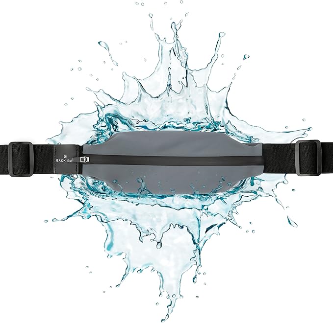 Back Bay Slim Running Belt for Women & Men [Fits ALL Phones], Runners Fanny Pack for Men, Money Belt, Running Gear Gift, Waist Bag Workout Gear, iPhone Runner's Phone Holder Waist Pack-StrideForce Fitness