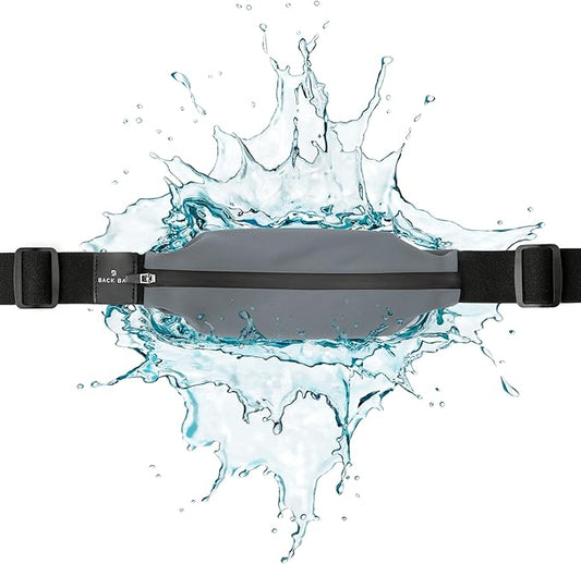 Back Bay Slim Running Belt for Women & Men [Fits ALL Phones], Runners Fanny Pack for Men, Money Belt, Running Gear Gift, Waist Bag Workout Gear, iPhone Runner's Phone Holder Waist Pack-StrideForce Fitness