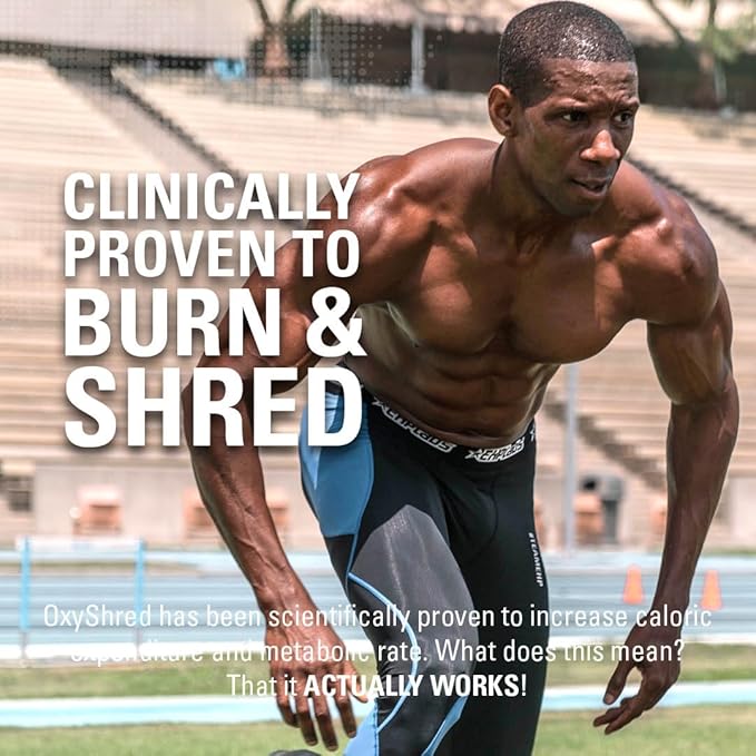 EHP Labs OxyShred Pre Workout Powder & Shredding Supplement - Preworkout Powder with L Glutamine & Acetyl L Carnitine, Energy Boost Drink - Guava Paradise, 60 Servings-StrideForce Fitness