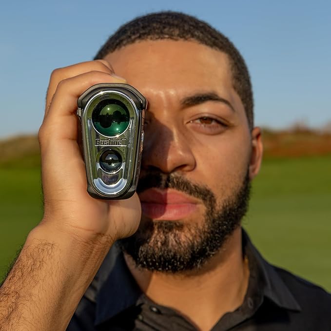 Bushnell Pro X3+ Golf Rangefinder with Wind Speed and Direction,1300 Yard Range,7X Magnification, Pin Locking with Visual Jolt-StrideForce Fitness
