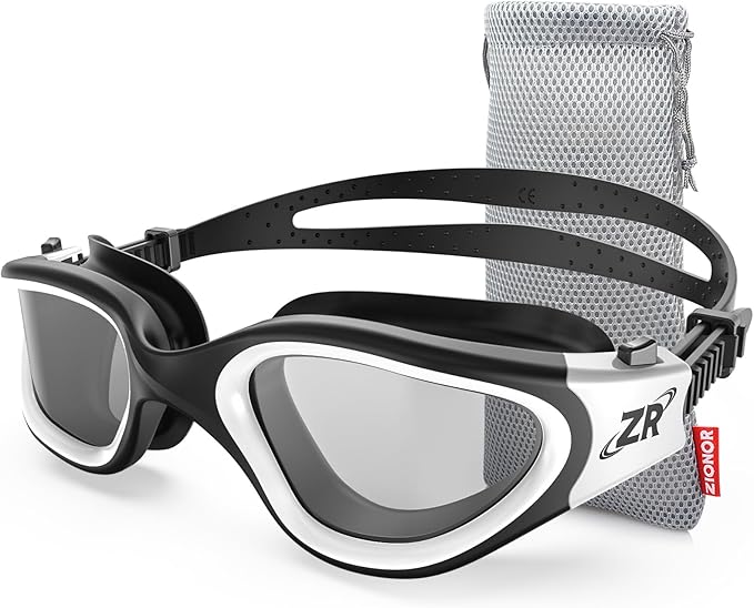 ZIONOR G1 Polarized Swimming Goggles for Unisex Adult Women Anti Fog 100% Anti UV Diving Goggles-StrideForce Fitness