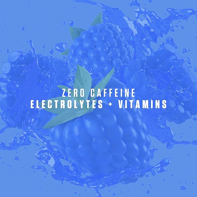 RYSE Hydration Electrolyte Powder Drink Mix Packets - Blue Raspberry - Sugar-Free Full Spectrum Electrolytes with Essential Vitamins, Taurine and Choline for Rehydration - 16 Serving Sticks-StrideForce Fitness