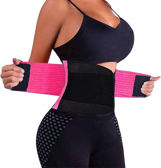 VENUZOR Waist Trainer Belt for Women - Waist Cincher Trimmer - Slimming Body Shaper Belt - Sport Girdle Belt (UP Graded)-StrideForce Fitness